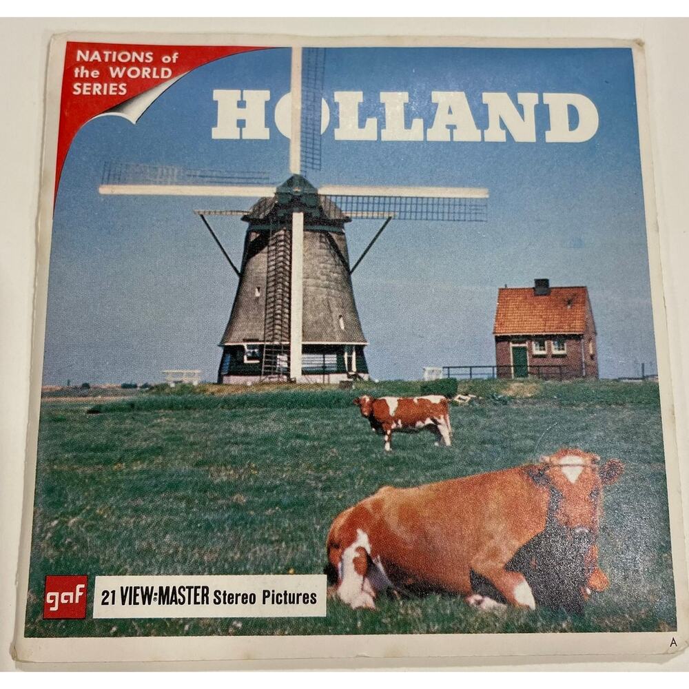 View Master Set - Holland- Nations Of The World Series 3 reels w/Inserts #B190
